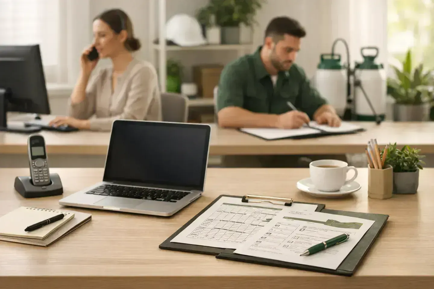 Düzenli, profesyonel ve güven veren hizmet planlama ortamı